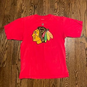 Reebok Blackhawks Patrick Kane T-Shirt Size Small